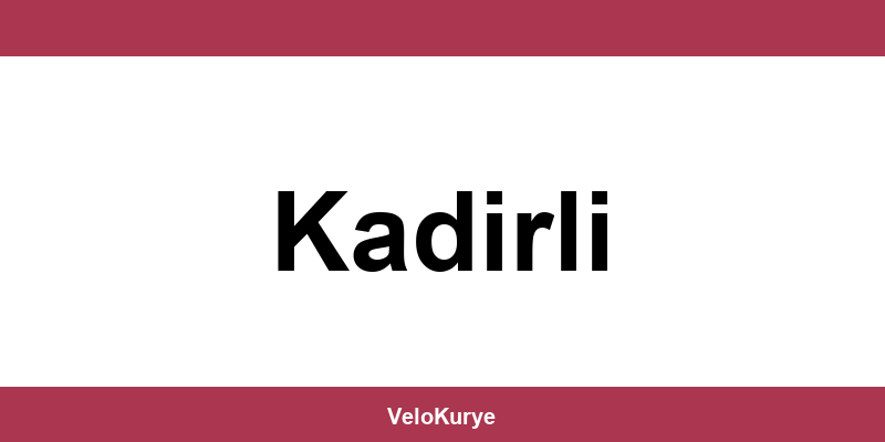 Kuryenet Kadirli şubesi iletişim bilgileri